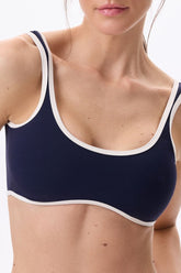 WAVE BRALETTE - NAVY